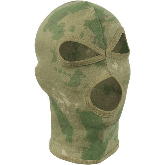 MFH 3 Hole Balaclava Lightweight Cotton HDT Camo FG