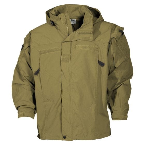 MFH US Soft Shell Jacket Level 5 Coyote Tan