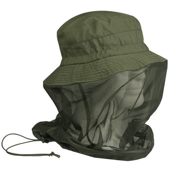 Mil-Tec Boonie Hat with Mosquito Net Olive