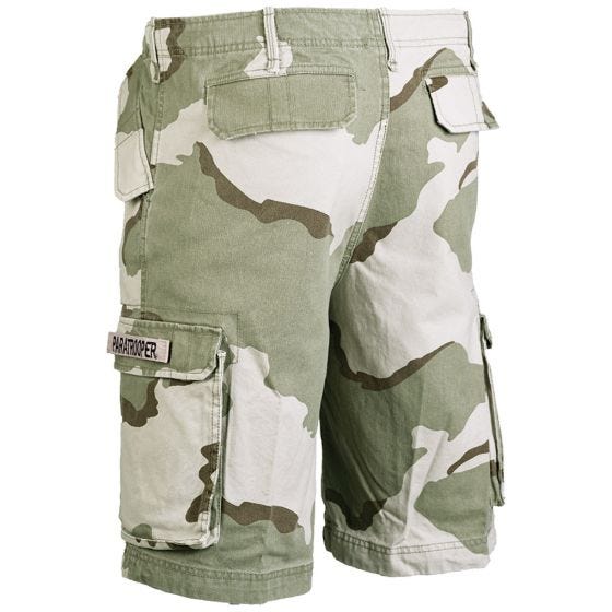 Paratrooper Cargo Shorts Prewashed 3-Colour Desert