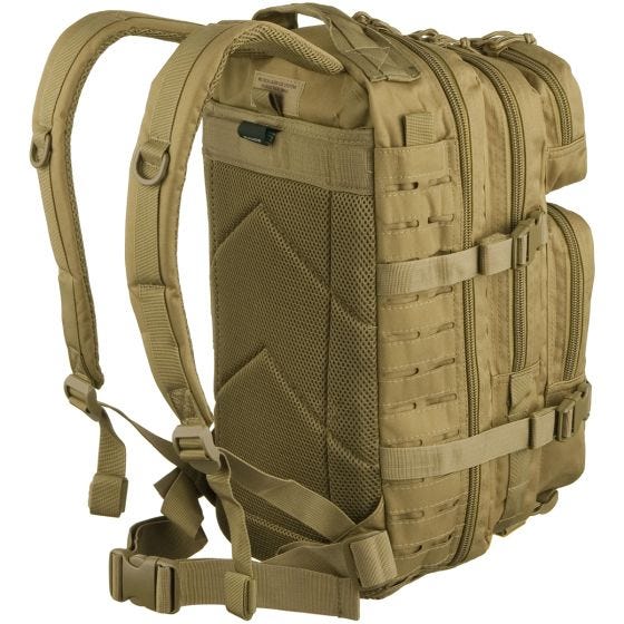 Mil-Tec US Assault Pack Small Laser Cut Coyote
