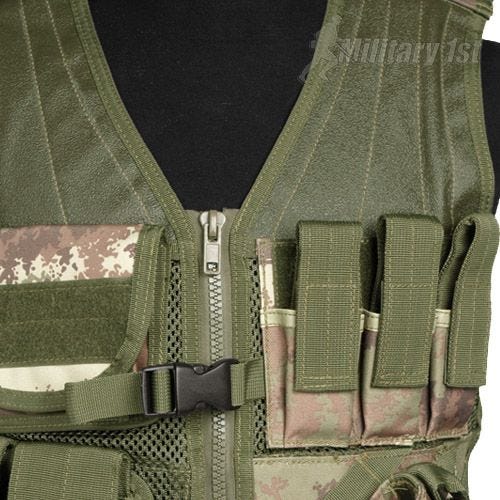 Mil-Tec USMC Tactical Vest Vegetato Woodland