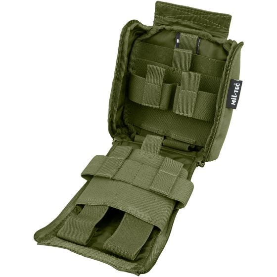 Mil-Tec Individual First Aid Kit Laser Cut Pouch Olive
