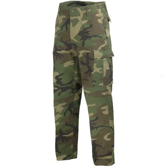Mil-Tec BDU Ranger Combat Trousers Woodland