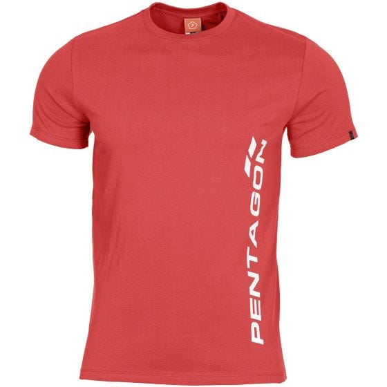 Pentagon Ageron T-Shirt Pentagon Vertical Lava Red