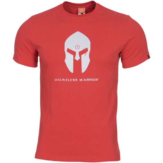 Pentagon Ageron T-Shirt Spartan Helmet Lava Red