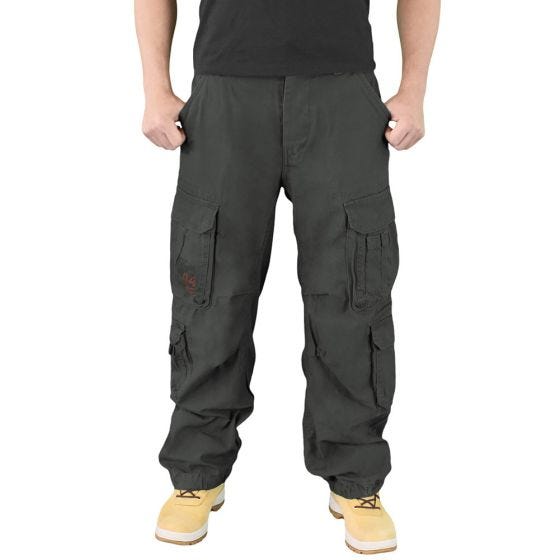 Surplus Airborne Vintage Trousers Black