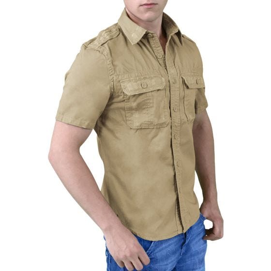 Surplus Raw Vintage Short Sleeve Shirt Beige