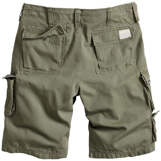 Surplus Trooper Shorts Olive Washed