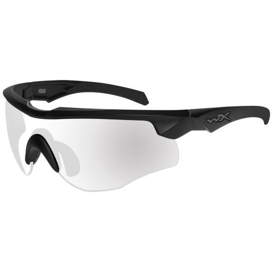 Wiley X WX Rogue COMM Glasses - Clear Lens / Matte Black Frame